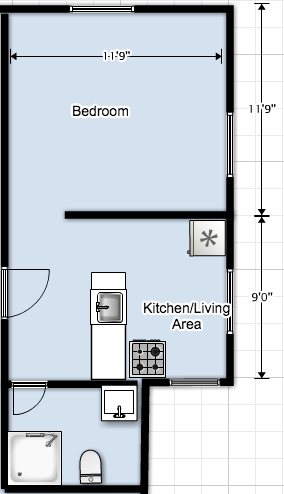 Apartment 3 (Rented)
